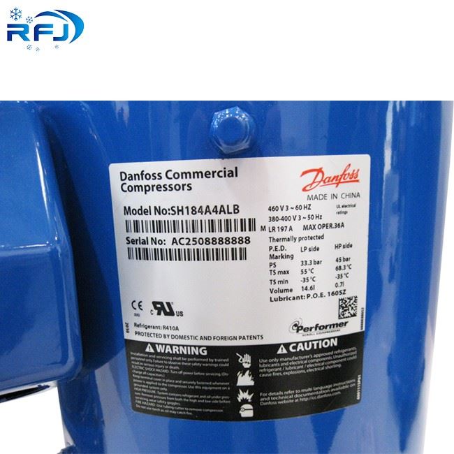 SH184A4ALB Performer hermetic scroll compressor (2)